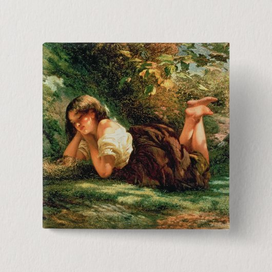 Nest Vierkante Button 5,1 Cm (Voorkant)