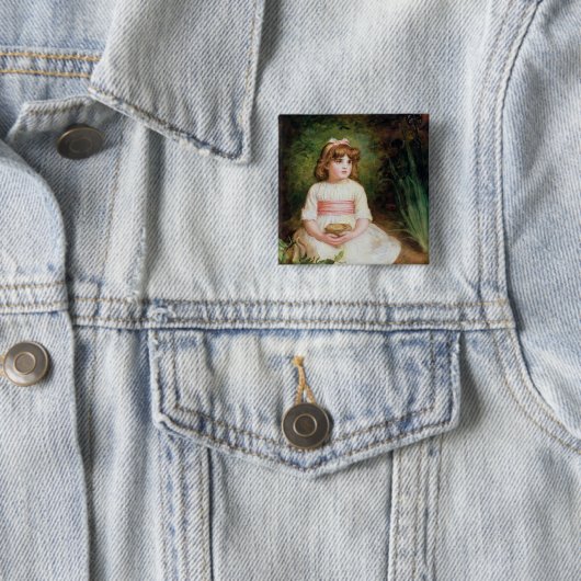 Nest Vierkante Button 5,1 Cm (In situ)