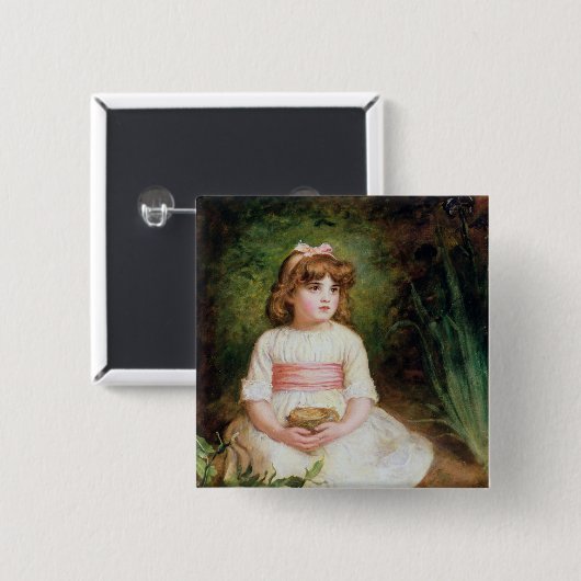 Nest Vierkante Button 5,1 Cm (Voorkant /achterkant)