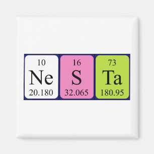 Nesta periodieke table name magnet 3