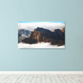 Nested in Clouds Wall Art Print op Canvas (Insitu (Houten vloer))