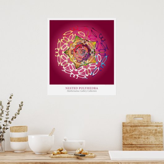 Nested Polyhedra Poster (Keuken)