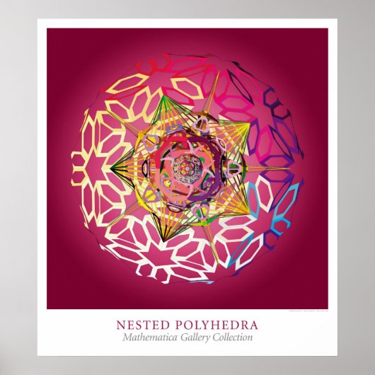 Nested Polyhedra Poster (Voorkant)