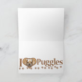 Nestel me Shirten Puggle en Giften Kaart (Binnen)