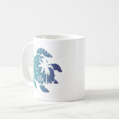 Nestelende zeeschildpadden koffiemok (Voorkant links)