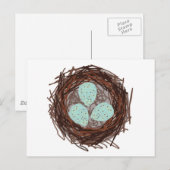 nesten briefkaart (Voorkant / Achterkant)