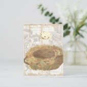 Nesten met gevlekte eieren briefkaart (Staand voorkant)