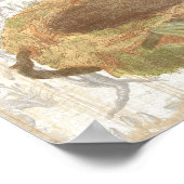 Nesten met gevlekte eieren poster (Hoek)