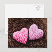 Nesten met hart briefkaart (Voorkant / Achterkant)