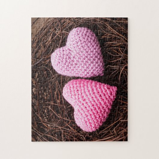 Nesten met hart legpuzzel (Verticaal)