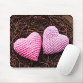 Nesten met hart muismat (Met muis)