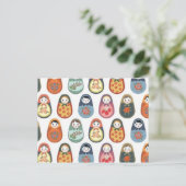 Nesten pop-upafdrukken briefkaart (Staand voorkant)