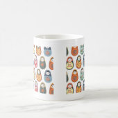 Nesten pop-upafdrukken koffiemok (Center)