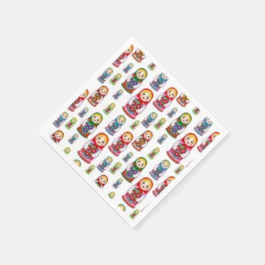 Nesten poppenpatroon servet (Hoek)