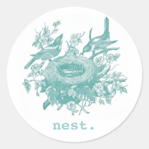 nesten ronde sticker