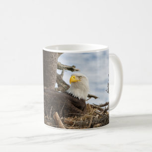 Nesting Bald Eagle Koffiemok