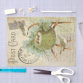 Nesting Bird Briefkaart Tissuepapier (Craft)