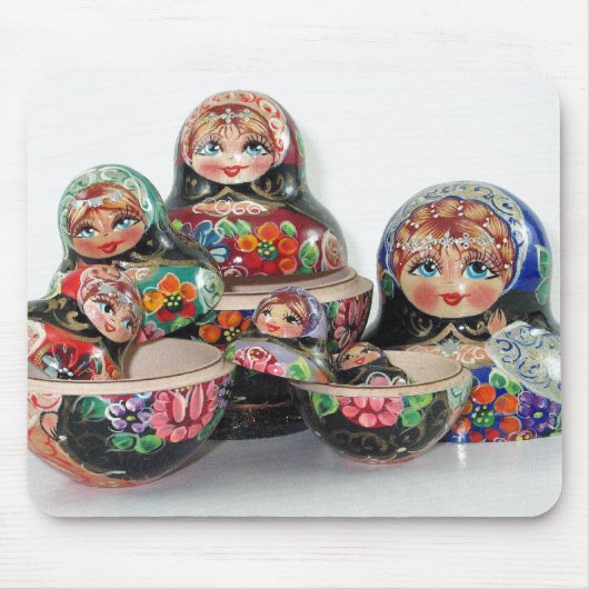 Nesting Doll Mousepad Muismat (Voorkant)