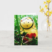 Nesting Doll Nesting Kaart (Gele Bloem)