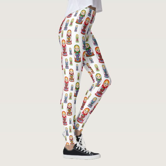 Nesting Doll Pattern Leggings (Rechts)