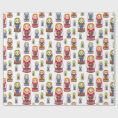 Nesting Dolls Cadeaupapier (Vlak)