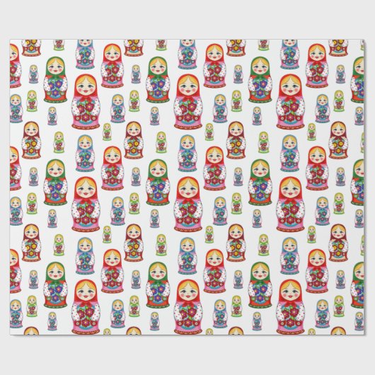 Nesting Dolls Cadeaupapier (Vlak)