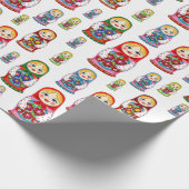 Nesting Dolls Cadeaupapier (Hoek)