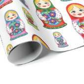 Nesting Dolls Cadeaupapier (Rol Hoek)