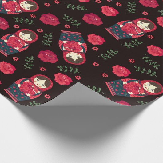 Nesting Dolls Cadeaupapier (Hoek)