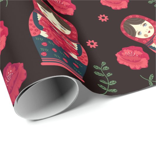 Nesting Dolls Cadeaupapier (Rol Hoek)