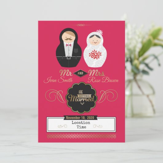 Nesting Dolls Kaart (Staand voorkant)