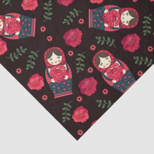 Nesting Dolls Tissuepapier (Detail)