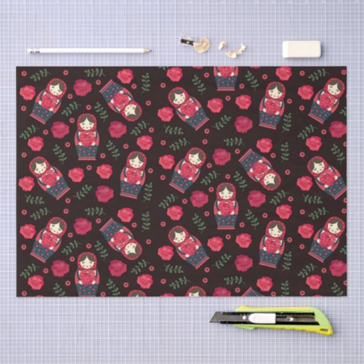 Nesting Dolls Tissuepapier (Craft)