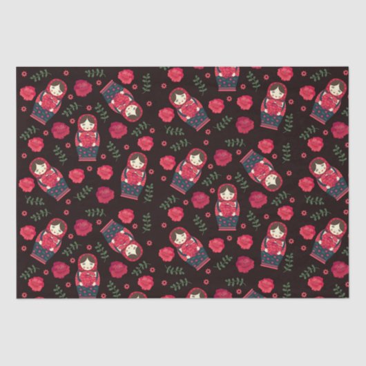 Nesting Dolls Tissuepapier (Voorkant)