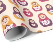 Nesting Dolls Wrapping Paper Cadeaupapier (Rol Hoek)