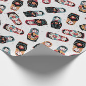 Nesting Dolls Wrapping Paper Cadeaupapier (Hoek)