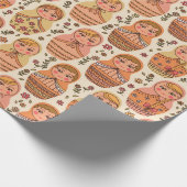 Nesting Dolls Wrapping Paper Cadeaupapier (Hoek)
