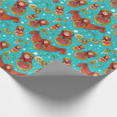 Nesting Dolls Wrapping Paper Cadeaupapier (Hoek)