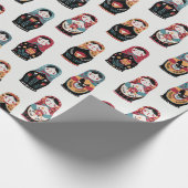 Nesting Dolls Wrapping Paper Cadeaupapier (Hoek)