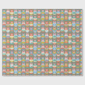 Nesting Dolls Wrapping Paper Cadeaupapier (Vlak)