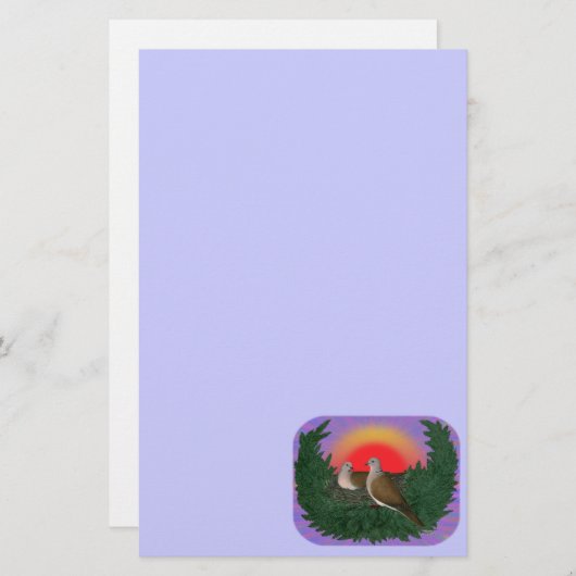 Nesting Doves Briefpapier (Voorkant / Achterkant)