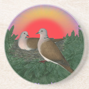 Nesting Doves Zandsteen Onderzetter