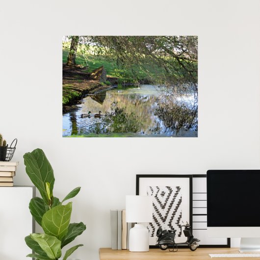 "Nesting Ducks" Poster (Thuiskantoor)