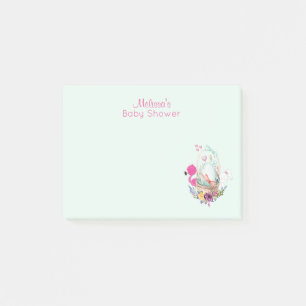 Nesting Egg w/ Flamingo & Bunny Baby shower Post-it® Notes