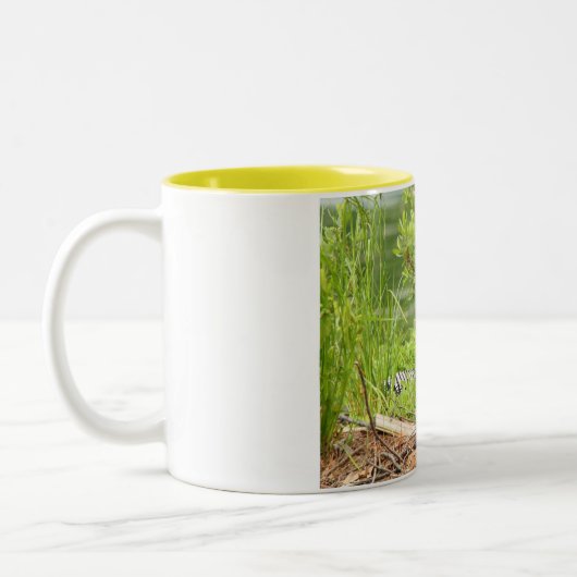 Nesting Loon Coffee-Mok Tweekleurige Koffiemok (Links)