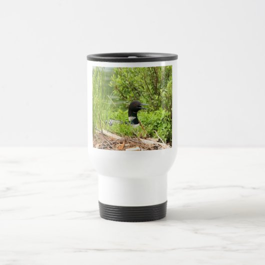 Nesting Loon Travel Mug Reisbeker (Center)