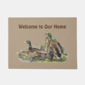 Nesting Mallards Welkom Doormat Deurmat (Voorkant)