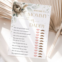 Nesting Neutral Rustic Fores Baby shower Games Aut