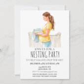 Nesting Party Baby shower Party Prep the Nest Kaart (Voorkant)