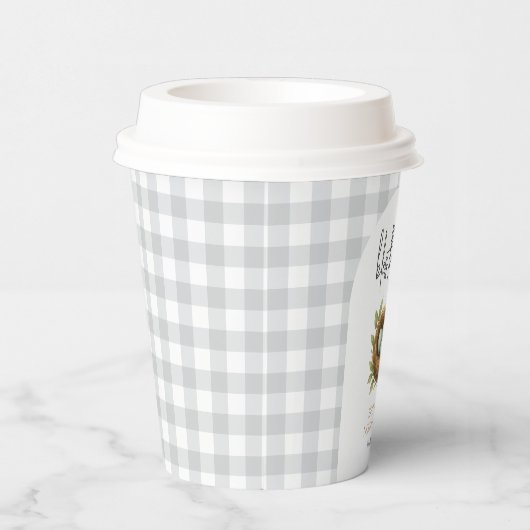 Nesting Party Bless the Nest Baby shower Papieren Bekers (Rechts)